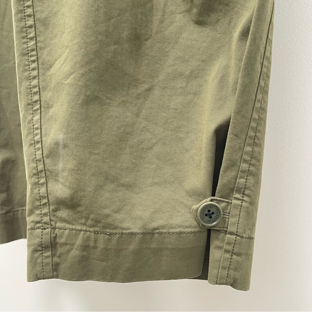 Thakoon Long Sleeve Button Front Olive Green Utility Jumpsuit - Picture 7 of 16